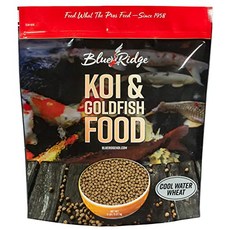 Blue Ridge Fish Food Pellet Koi and Goldfish Cool Water Wheat Wheat Floating 3 16 Pellets Balancing Therapy, 본상품