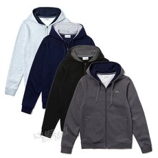 라코스테 NA 집업 후리스 후드티 SH7609-51 LACOSTE MENS SPORT FULL-ZIP FLEECE HOODIE
