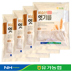 [유가농협] 엿기름1.6kg (400gx4봉) / 겉보리 가공식품, 400g, 4개