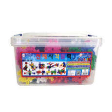 토이맨 천재사각블럭3 200p, 천재 사각블럭 5개