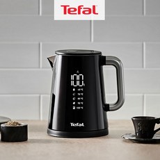 테팔 전기포트 디지털 디스플레이 1L KO8528KR 커피 분유 티 무선 주전자 407329