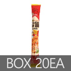 롯데푸드 롯데햄 알뜰소시지 350g x20개 (1box) 소시지 소세지 햄 옛날소시지 분홍소시지, 20개