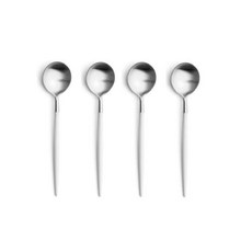 큐티폴 큐티폴 고아 화이트 커피/티스푼 4P, 4개