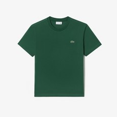 라코스테 공식브랜드관 남성 베이직 크루넥 티셔츠 TH180E-54G 132 그린