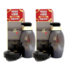 트윈스몰 [SHAMPOO] 려 탈모증상케어 생발효인삼 샴푸400ml+두피마사지기 기획세트, 2개