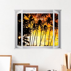 창문형풍경스티커