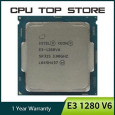 인텔 제온 E3 1280 V6 8M 캐시 3.9GHz SR325 LA 1151 CPU 프로세서, 한개옵션0