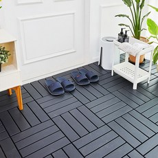 DIY 조립식 데크타일 마루 바닥재 18p (3color), 상세설명 참조, 웜그레이
