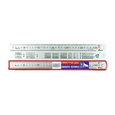 신와 직자 150mm 스텐자 눈금자 JIS 1급 일제 S-0150S, 1개