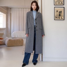 올리브데올리브 울혼방 클래식 롱 단직 코트 OW4WHA510
