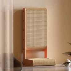  대형L자스크래쳐 도톰한 고양이 스크래쳐 장난감 수직, 34cm 대형 원형 스크래쳐 