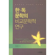 한 독 문학의 비교문학적 연구:한국문학과 독일문학 비교연구, 박이정, 진상범