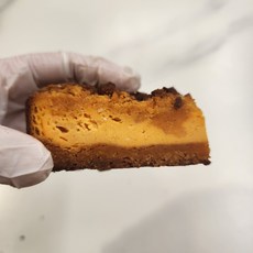 글루텐 프리 쌀가루 크럼블 치즈케이크 (황치즈맛) [원산지:상세설명에 표시], 1개, 120g