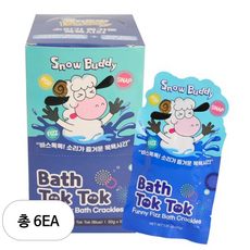 스노우버디 바스톡톡 입욕제 블루 아쿠아 10p, 300g, 6개