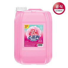 [엘지생활건강] 소프란 섬유유연제 by샤프란 핑크하모니 대용량 20L, 상세 설명 참조, 상세 설명 참조, 상세 설명 참조