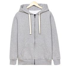 HEYU 쭈리 기모 후드집업