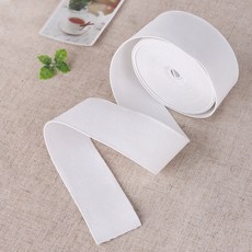 짱패브릭 (5마)고탄력-이중직고무밴드-화이트, 40mm, 1개