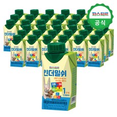 [파스퇴르] 킨더밀쉬 1단계 200ml 36팩 / 12개월부터, 선택:킨더밀쉬 1단계x36팩