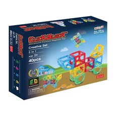 맥킨더 자석블럭 3D 크리에이티브 세트 40pcs