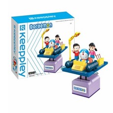 도라에몽 타임머신 블럭 한국판 정품 레고 호환 블럭 키플레이