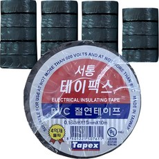 서통 테이팩스 전기 절연테이프 19mm x 10M, 20개
