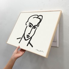 이나코리아 두꺼비집 액자 배전함 덮개 인테리어 거실액자 분전함 가리개, 2번 마티스의 남자