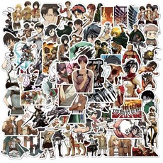 힙한스티커 스티커랜덤팩 노트북꾸미기 타이탄 애니메이션 에 50100 Pcs 공격 기타, 100 개
