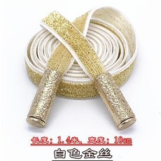 어반30 웨빙끈 웨빙스트랩 가방부자재 남장 여자 메탈릭 블랙 스트링 끈끈이 남녀 개, 1cm폭화이트금사+한줄