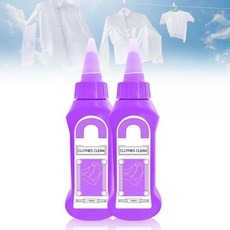 EPJJi 기름때 제거 클리너 액티브 효소 의류 얼룩 제거기 2024년 업그레이드 칼라 스프레이 화이트 셔츠 고집 청소기 오일 리무버 세탁 2 Q1629634, 1개