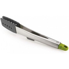Joseph Joseph Implement 스테인리스 스틸 집게에 실리콘 팁 원사이즈 회색/녹색: 홈 &amp; 키친, 단일옵션