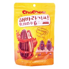 챠챠 해바라기씨 카라멜맛 180g, 5개