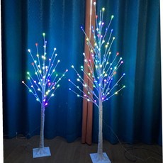 자작나무 트리 감성 인테리어 무드등 전구 조명 장식, 1.2m 높이 RGB(리모컨 포함)