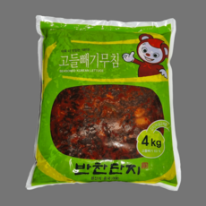 또밥찬 고들빼기무침, 1개, 4kg