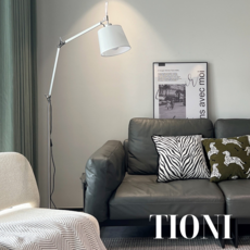 TIONI 아르떼미데 거실 스탠드 조명 각도조절 장스탠드 플로어 램프 인테리어 무드등 침실