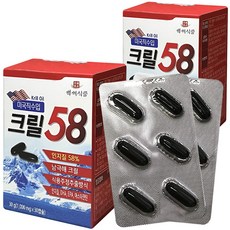 크릴오일 크릴 오일 인지질56 이상 안전검사 완료 오일56 혈행 남극 1000mg 인지질 58% 크릴오일캡슐 부모님 선물 혈액순환 미국 의약제조회사 AMF 제품 직수입 오메가3 다량함유, 2개, 30정