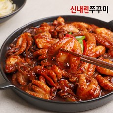 [신내린쭈꾸미] 신내린 쭈꾸미 매운 양념 쭈꾸미볶음 300g x 3팩, 상세 설명 참조, 3개