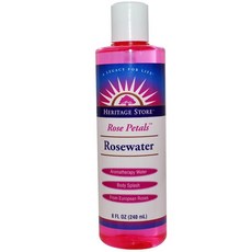 Heritage Store 헤리티지스토어 로즈워터 아로마테라피 워터 Rosewater Aromatherapy Water 8oz(240ml) 2팩, 1개