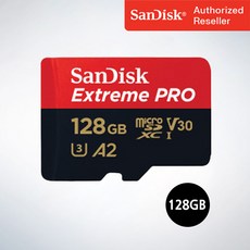 샌디스크 마이크로 SD 카드 SDXC Extreme Pro UHS I 익스트림 프로 QXCD 128GB 128기가