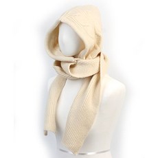 유니버셜 케미스트리 울 Twist 아이보리 Muffler Balaclava 바라클라바