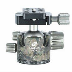 LEOFOTO LH-40 Camo 40mm Low Profile Ball Head Arca/RRS Compati/115741, 상세내용참조