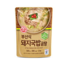 오뚜기 부산식 돼지국밥 곰탕, 500g, 12개