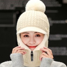 방한 골프 스키 보드 복면 겨울 털 모자