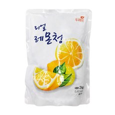 두레원 리얼 레몬청 슬라이스 2kg, 1개, 1개입