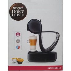 네스카페 돌체구스토 인피니시마 원룸 사무실 캡슐커피머신, 블랙