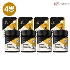 [4병] NZMA 녹용 마누카꿀 UMF 10+ (250g x 4병), 단일속성, 250g, 4개