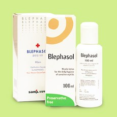 삼일제약 블레파졸 100ml 순면부직포 80매