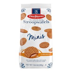 Daelmans Mini Caramel Stroopwafel Bag 델만스 미니 카라멜 스트룹와플 백 200g 2개