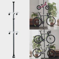  TOPEAK 토픽 스탠드 Dual touch bike stand 듀얼 터치 바이크 스탠드 가정용 자전거 거치대, 블랙, 1개 