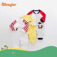 신생아 아기 우주복 출산용품 여름 봄 긴팔 반팔 17호 AUd5g6w