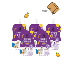 닥터할리 저지방 펫밀크 유산균 망고 대용량, 30개, 180ml